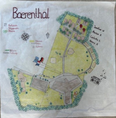 Feldmesspraktikum der 10. Klassen in B&auml;renthal