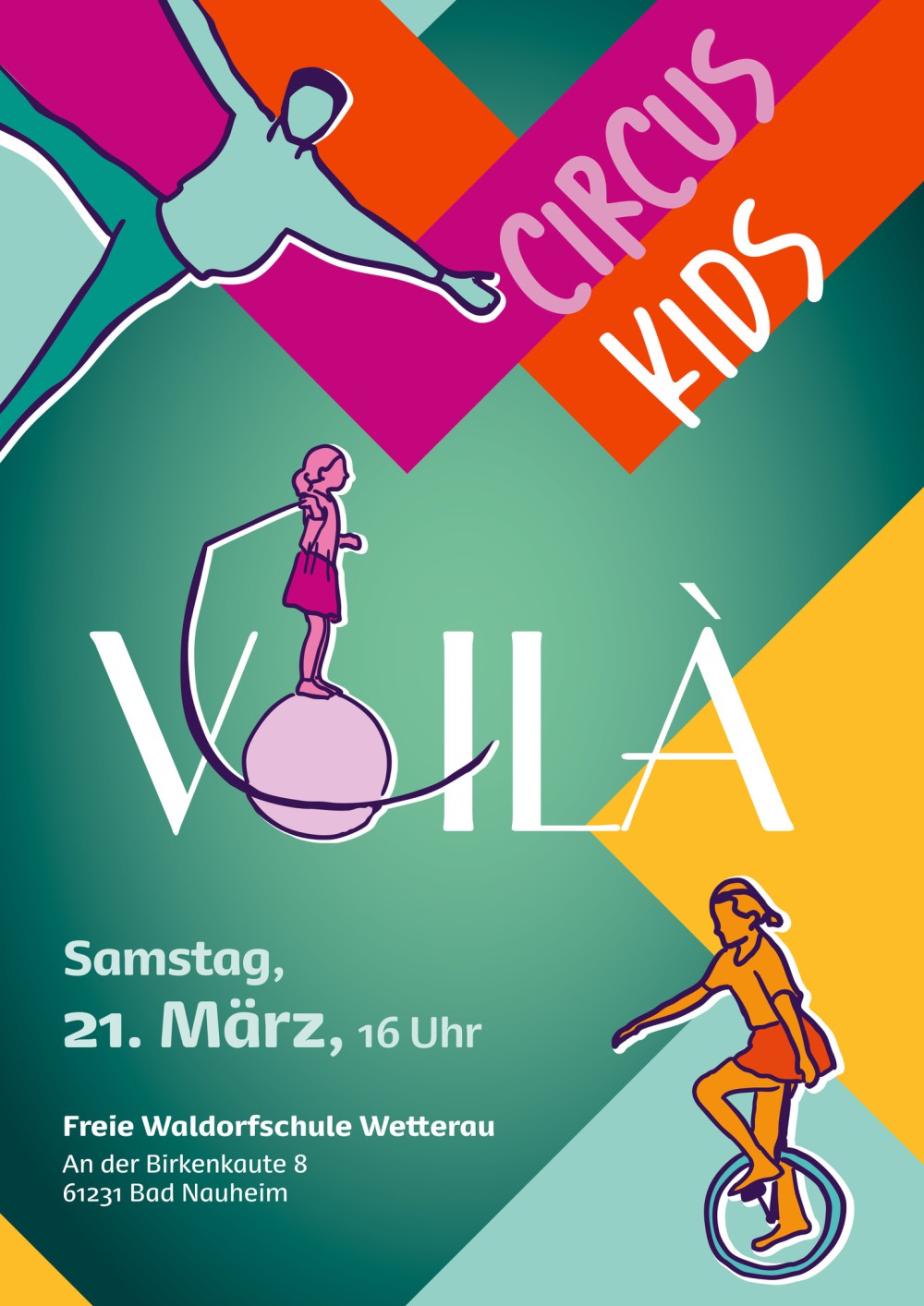 Auff&uuml;hrung Circus VOIL&Agrave; Kids